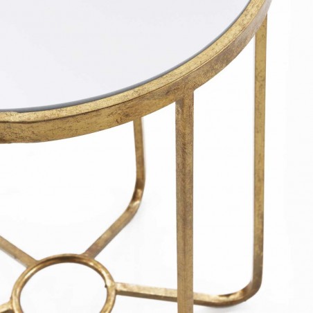 Mesa auxiliar superficie espejo 39x60h