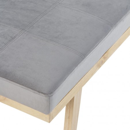 Banco estilo nórdico madera pino 122x45x41h