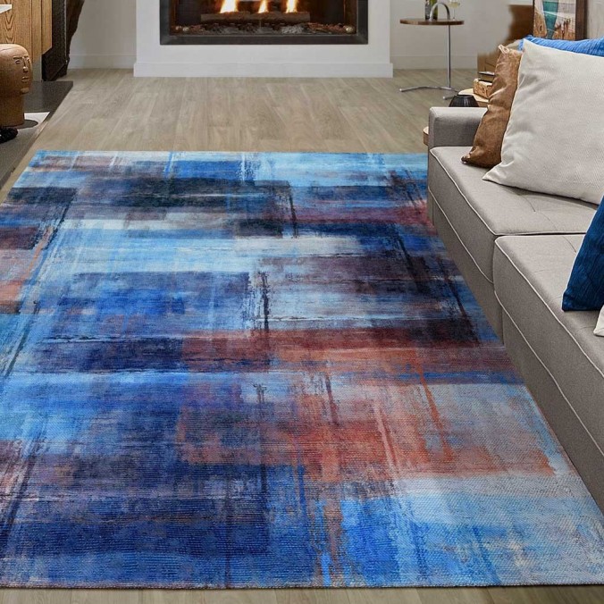 Alfombra PASTELLO CHENILLE BLUE - varios tamaños Alfombra PASTELLO CHENILLE BLUE - varios tamaños