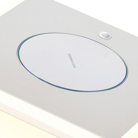 Lámpara mesa LED con cargador movil inducción