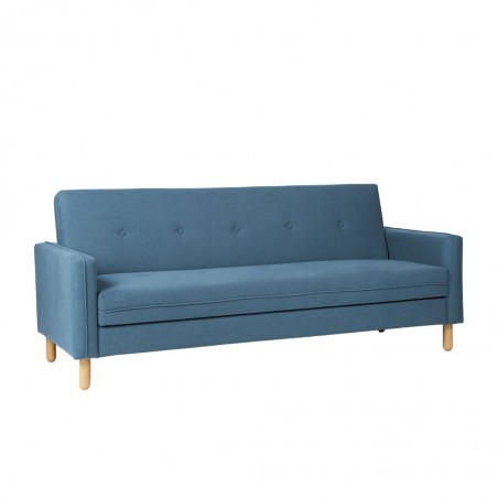 Sofá cama click-clack Nordic BLUE 201x84x84h