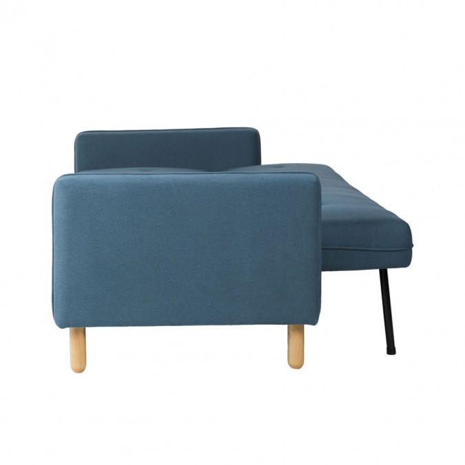 Sofá cama click-clack Nordic BLUE 201x84x84h