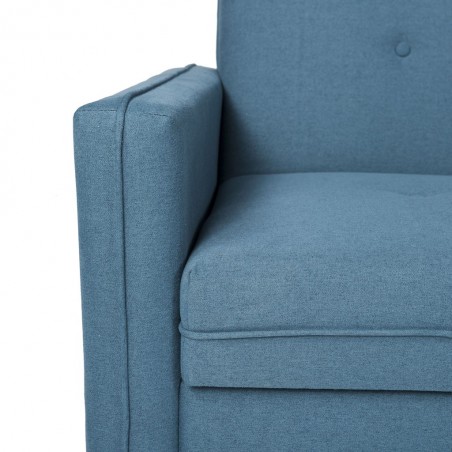 Sofá cama click-clack Nordic BLUE 201x84x84h