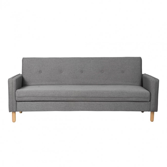 Sofá cama click-clack Nordic Grey 201x84x84h