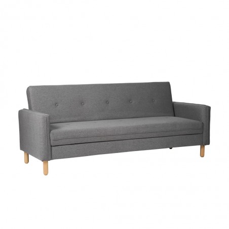 Sofá cama click-clack Nordic Grey 201x84x84h