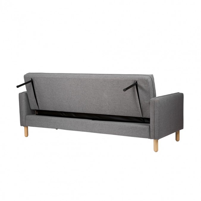 Sofá cama click-clack Nordic Grey 201x84x84h
