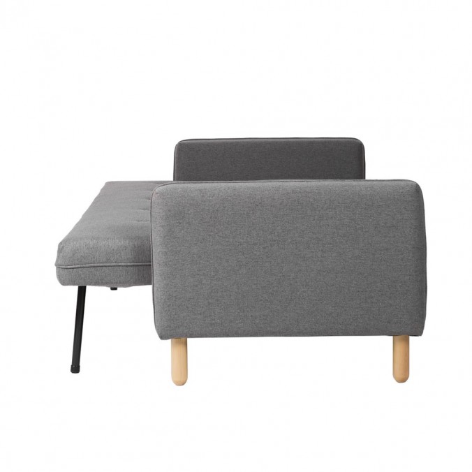 Sofá cama click-clack Nordic Grey 201x84x84h