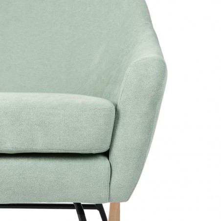 Mecedora Mint con patines madera 76x91x87h