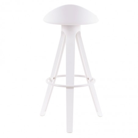 Taburete blanco diseño moderno - 49x48x86h