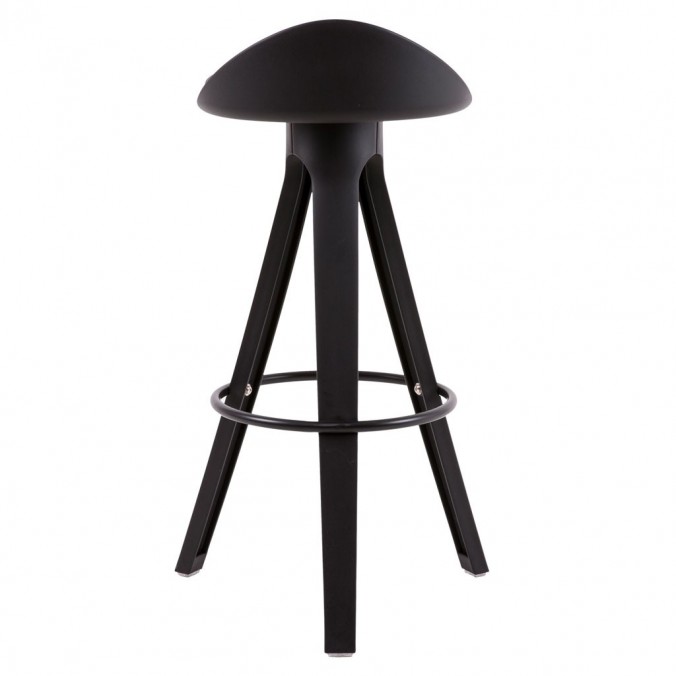 Taburete negro diseño moderno - 49x48x86h