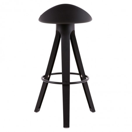 Taburete negro diseño moderno - 49x48x86h