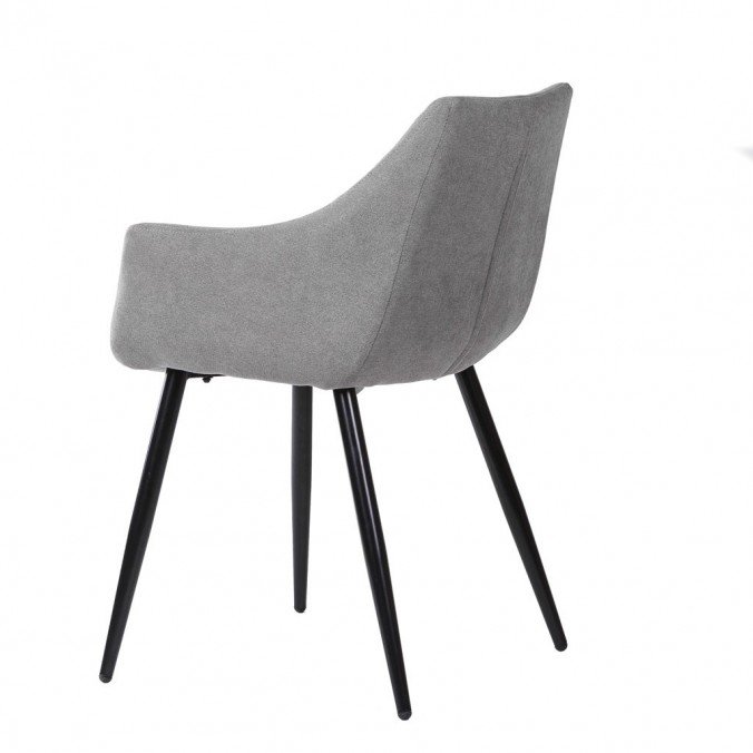 Sillón estilo Mid Century Grey Light 56x59x84h