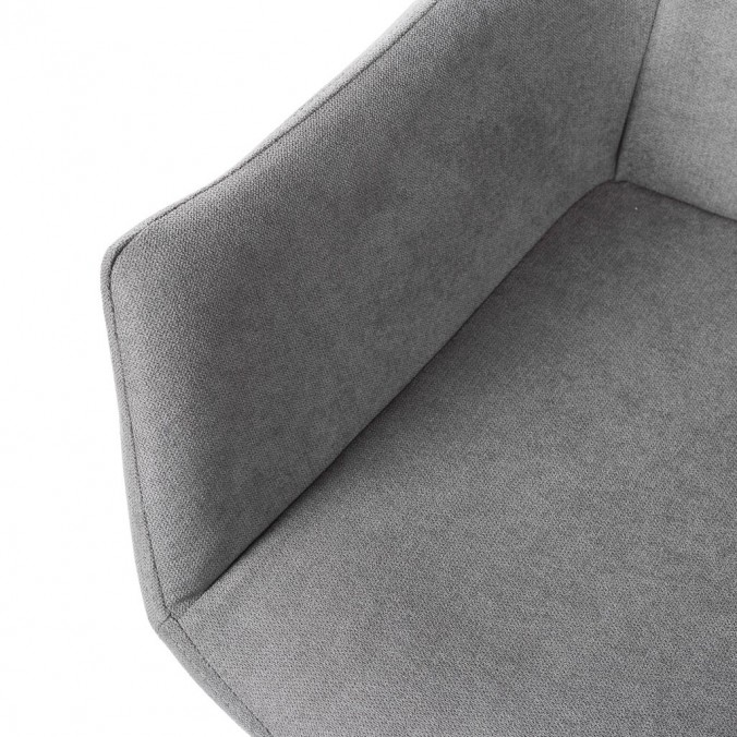 Sillón estilo Mid Century Grey Light 56x59x84h
