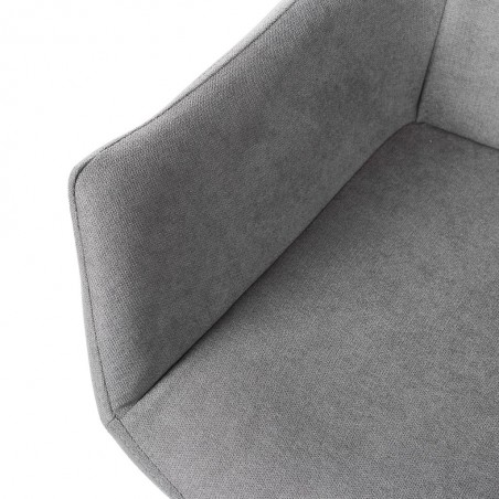 Sillón estilo Mid Century Grey Light 56x59x84h