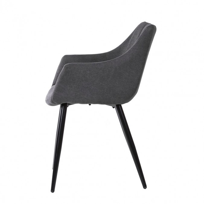 Sillón estilo Mid Century Grey Dark 56x59x84h Sillón estilo Mid Century Grey Dark 56x59x84h