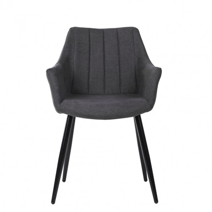 Sillón estilo Mid Century Grey Dark 56x59x84h Sillón estilo Mid Century Grey Dark 56x59x84h