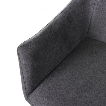 Sillón estilo Mid Century Grey Dark 56x59x84h 2