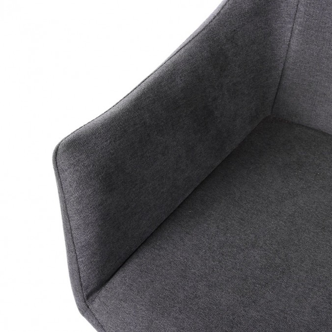 Sillón estilo Mid Century Grey Dark 56x59x84h Sillón estilo Mid Century Grey Dark 56x59x84h