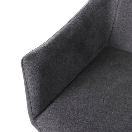 Sillón estilo Mid Century Grey Dark 56x59x84h