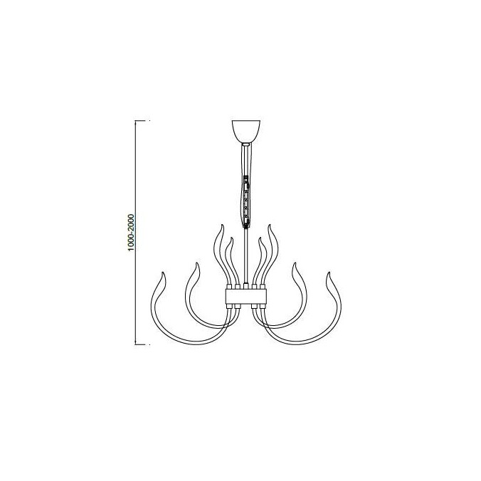 Lámpara techo led nur 