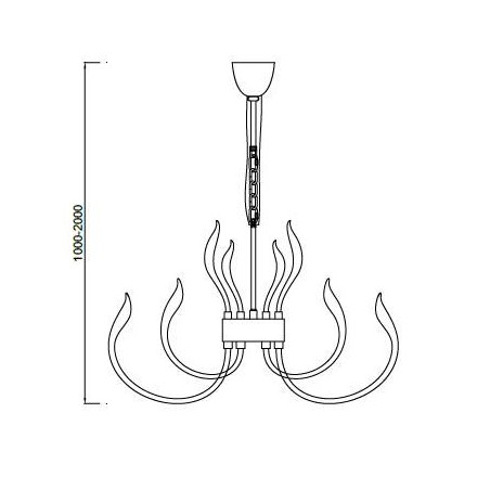 Lámpara techo led nur 