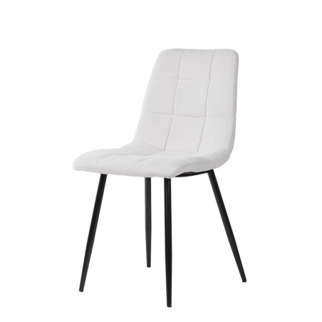 Silla diseño contemporáneo cream - 45x56x86h