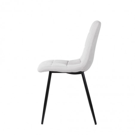 Silla diseño contemporáneo cream - 45x56x86h