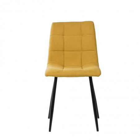 Silla diseño contemporáneo mostaza- 45x56x86h