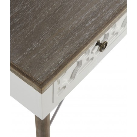 Cosola con dos cajones estilo Romántico 47x35x76h