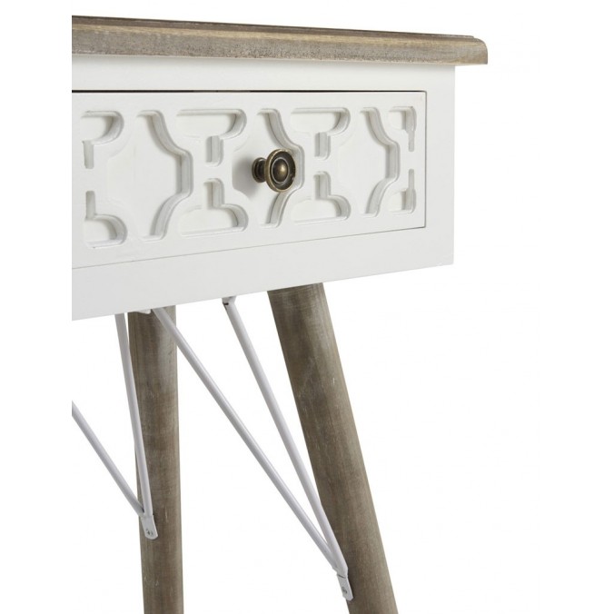 Cosola con dos cajones estilo Romántico 47x35x76h