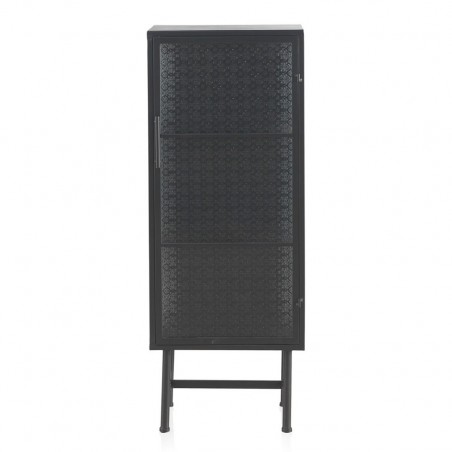 Vitrina de pié con puerta estilo industrial 42x35x120h