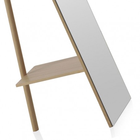 Espejo de pie estilo nórdico 45x160cm en abedul