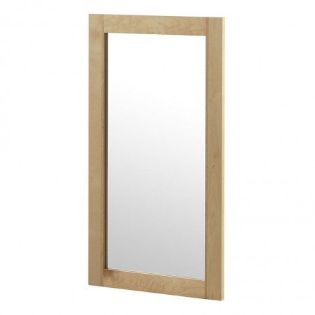 Espejo de pared estilo nórdico 50x90cm en abedul