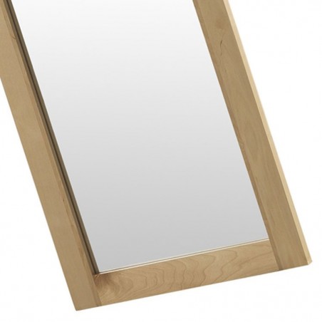 Espejo de pared estilo nórdico 50x90cm en abedul