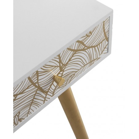 Consola con dos cajones estilo Art deco 80x40x78h