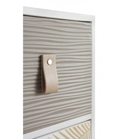 Cómoda con seis cajones estilo Art deco 80x40x83h