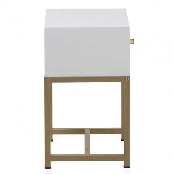 Mesita con un cajón estilo Art deco 40x30x50h