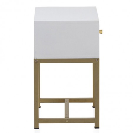 Mesita con un cajón estilo Art deco 40x30x50h