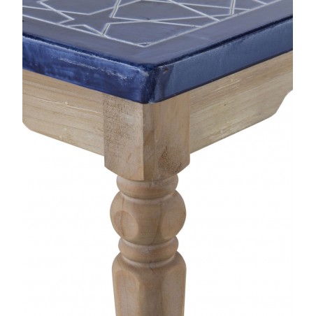 Mesa de centro estilo provenzal 110x60x45h