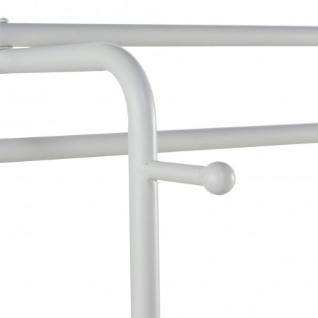 Mueble perchero-vestidor hierro y madera 100x54x1679h