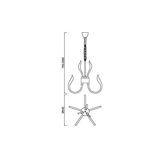 Lámpara techo led nur  Lámpara techo led nur