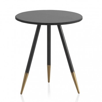 Mesa auxiliar estilo Art Decó marmol - 45x51h