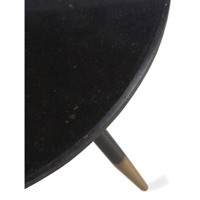 Mesa auxiliar estilo Art Decó marmol - 45x51h