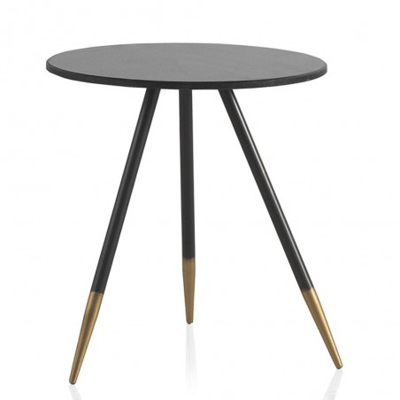 Mesa auxiliar estilo Art Decó marmol - 40x45h