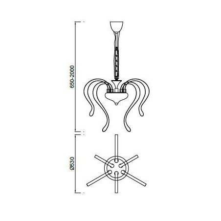 Lámpara techo led nur 