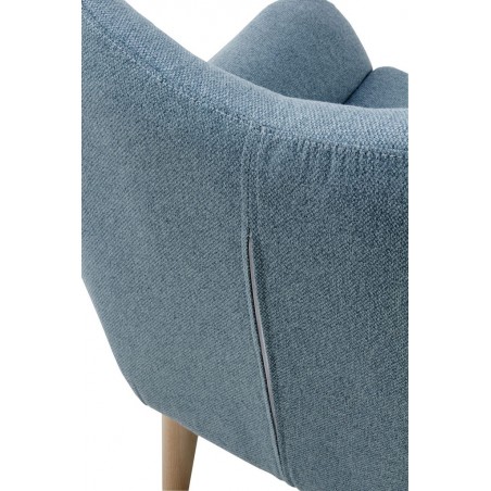 Sillón estilo vintage tapizado mint 76x65x86h