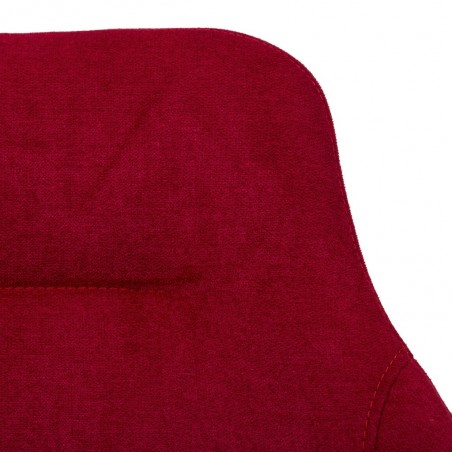 Silla estilo Mid Century rojo -56x59x85h