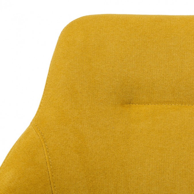 Silla estilo Mid Century mostaza -56x59x85h Silla estilo Mid Century mostaza -56x59x85h