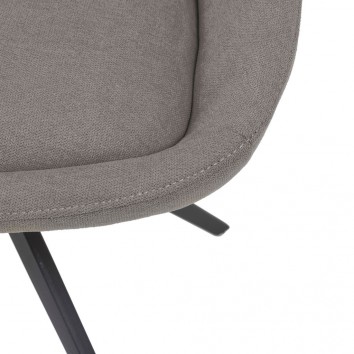 Silla estilo Mid Century light grey -56x59x85h 2