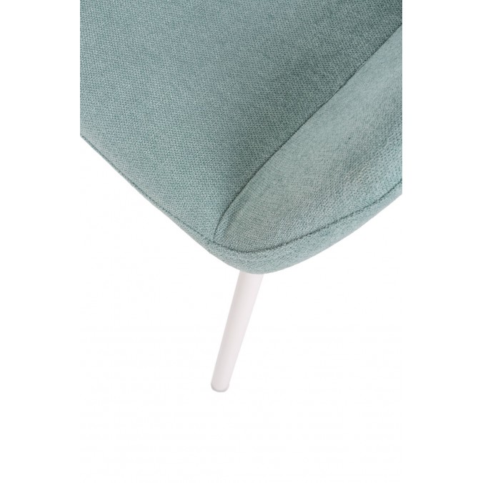Silla diseño con tapizado mint y gris 58x58x89h Silla diseño con tapizado mint y gris 58x58x89h